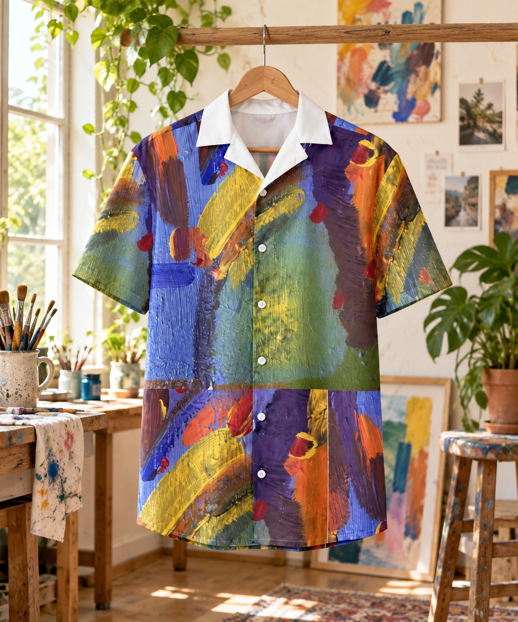 Tiishirtii rainbows Unisex button shirt