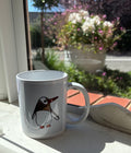 Penguin themed White glossy mug