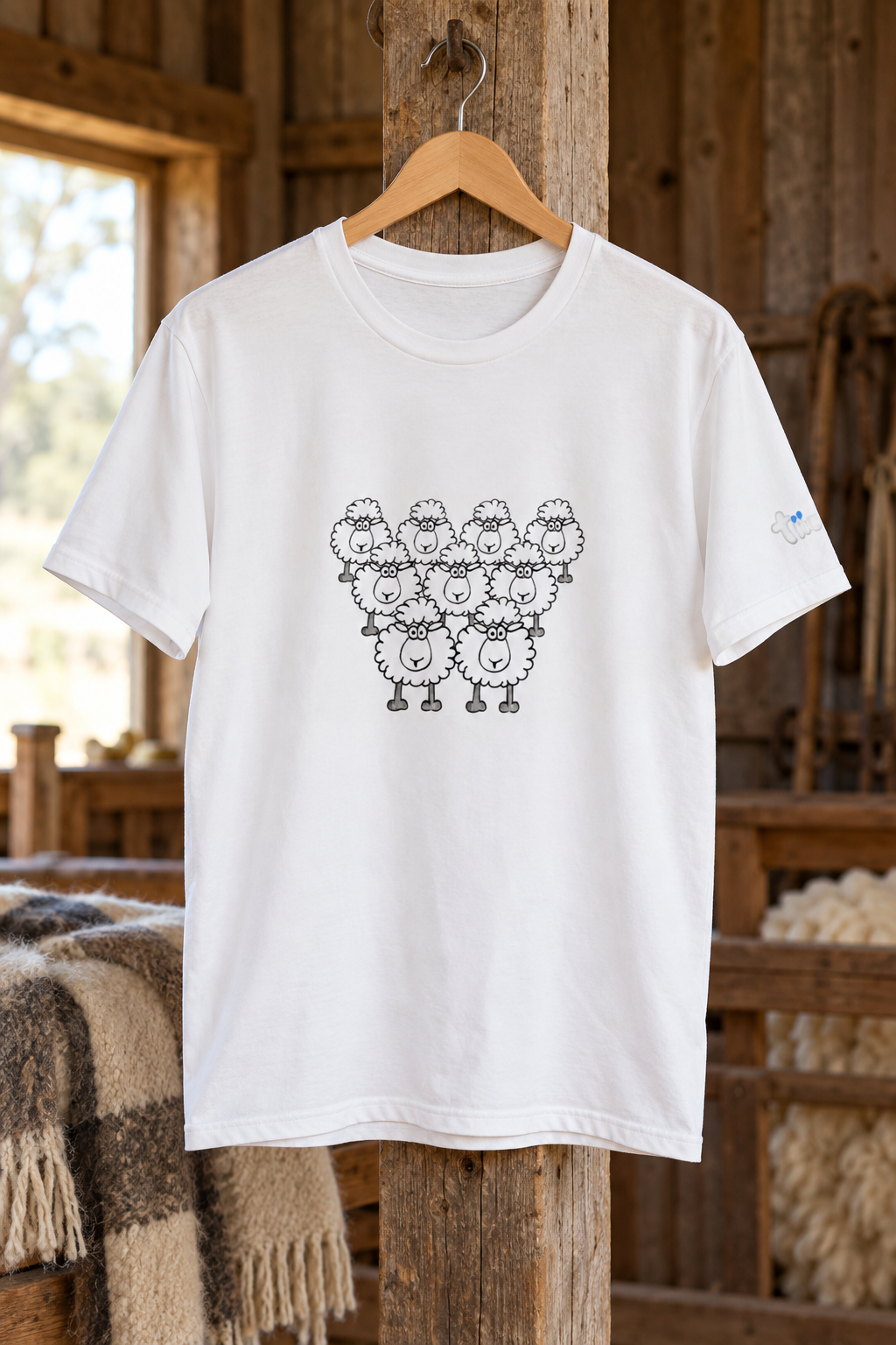 Flock of sheep tiishirtii t shirt