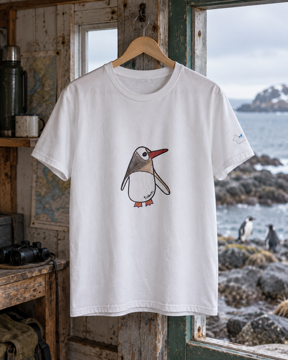 Tiishirtii classic penguin T shirt